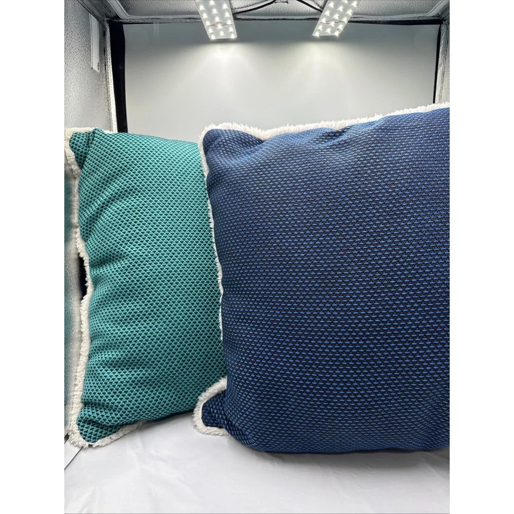 LEGO Textured Tonal Square Pillow Green/Blue‎ 20